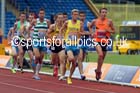 Thomas Farrell (Border) leads the 5000 metres, 2014 Sainsbury's British Championships. Photo: David T. Hewitson/Sports for All Pics